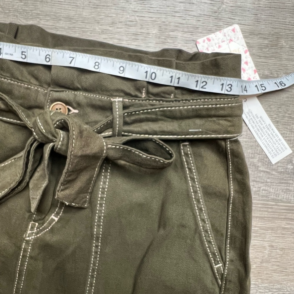 NWT‎ Free People Army Green Skirt- 8 - Picture 3 of 7